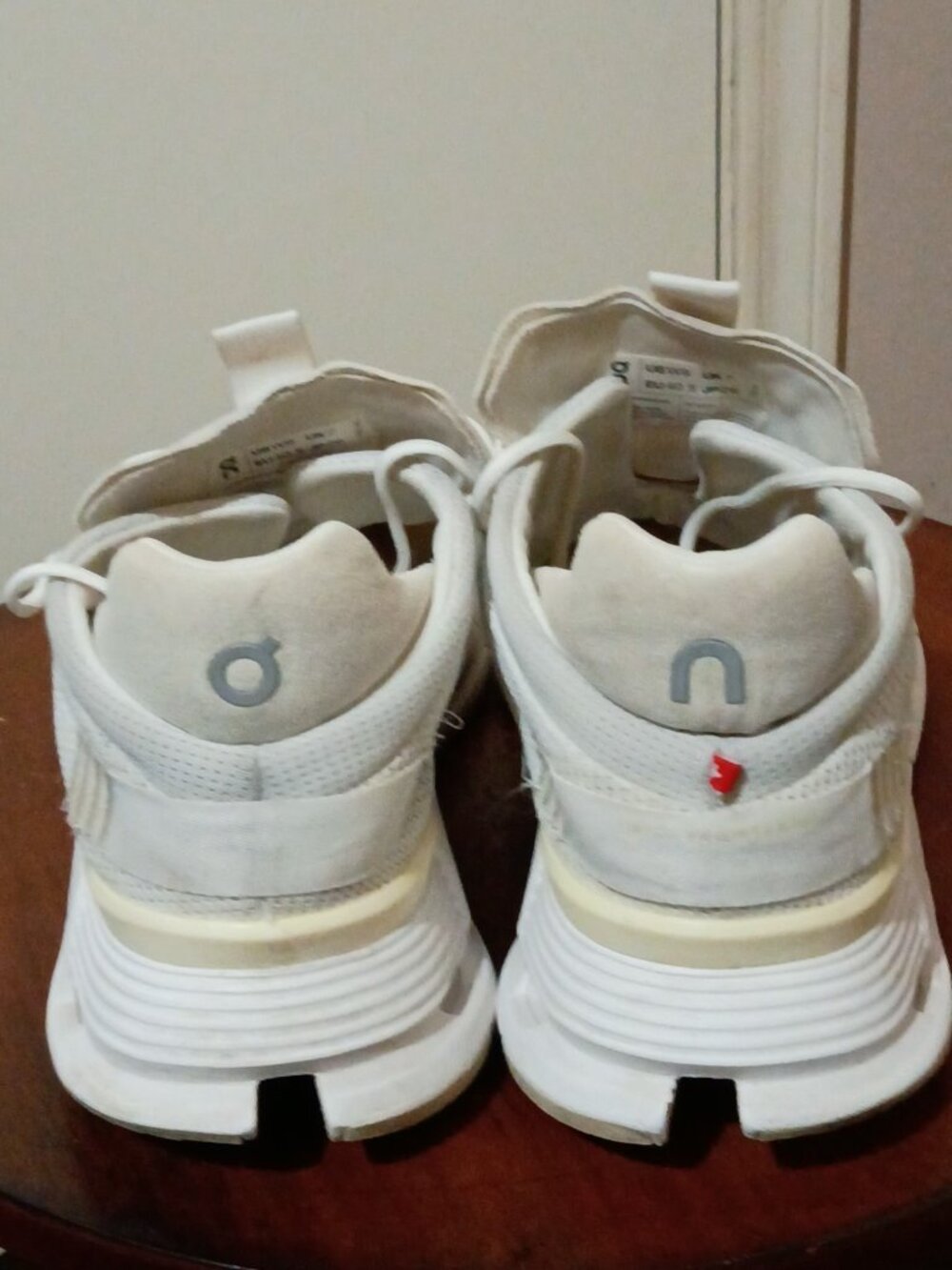 On Cloudnova Womens Road Athletic Running Shoes Size 9 White Lace Up 26.98225 - Picture 9 of 13